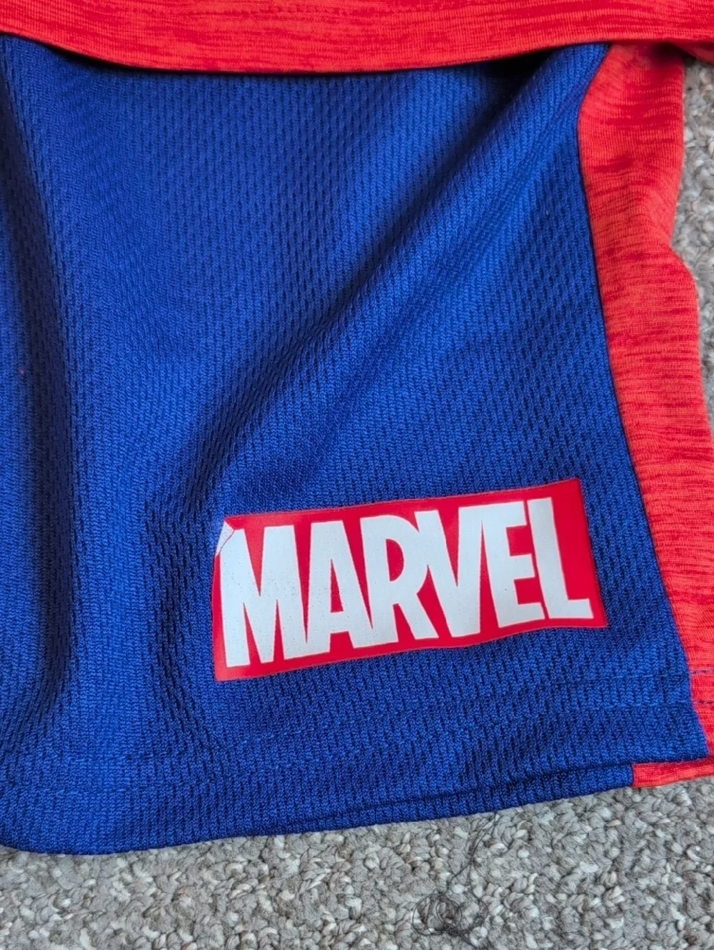 Marvel Red & Blue Boys' Superhero Tee and Shorts Set NWT